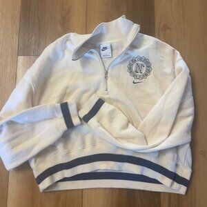 Nike half zip up cropped Jacket